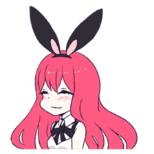 A Cute Little Rabbit Girl sticker #5860831