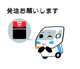 People working in the electrical shop sticker #5861123