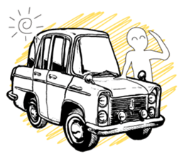 A lot of car sticker #5861252