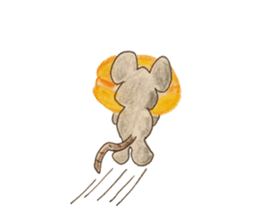Cute(Kawaii )animals with macaroons sticker #5861315
