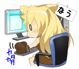 Moe Neko(Now Stamp) sticker #5861877