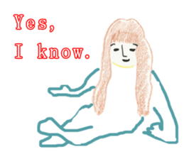 Japanese Teacher Hiro_White & Red colors sticker #5862505