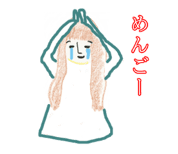 Japanese Teacher Hiro_White & Red colors sticker #5862515