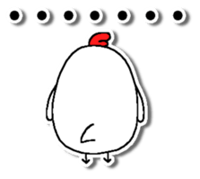 Chicken and chick. Honorific version sticker #5862595