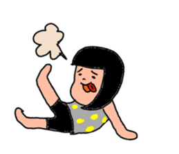 Daughter`s daily life. sticker #5863004