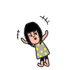 Daughter`s daily life. sticker #5863007