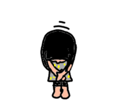 Daughter`s daily life. sticker #5863009