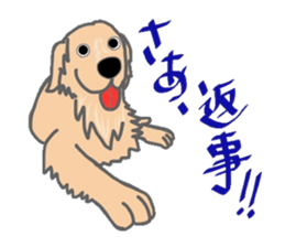 Golden Retriever and His Mates sticker #5863972