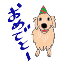 Golden Retriever and His Mates sticker #5863974