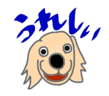 Golden Retriever and His Mates sticker #5863996