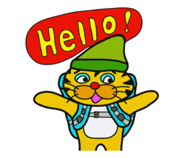 I'm a tiger stuffed.English1 sticker #5864610