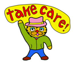 I'm a tiger stuffed.English1 sticker #5864614