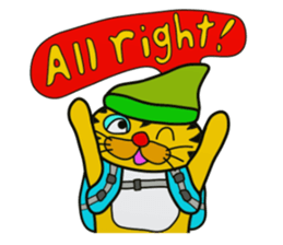 I'm a tiger stuffed.English1 sticker #5864618