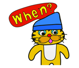 I'm a tiger stuffed.English1 sticker #5864621