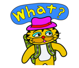 I'm a tiger stuffed.English1 sticker #5864622