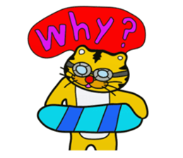 I'm a tiger stuffed.English1 sticker #5864623