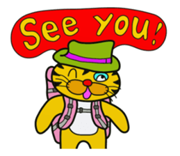 I'm a tiger stuffed.English1 sticker #5864626