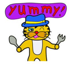 I'm a tiger stuffed.English1 sticker #5864628