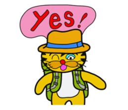 I'm a tiger stuffed.English1 sticker #5864631