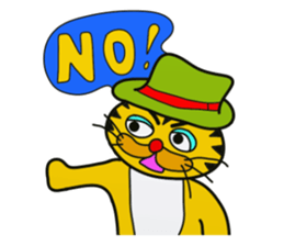 I'm a tiger stuffed.English1 sticker #5864634