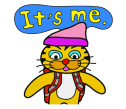 I'm a tiger stuffed.English1 sticker #5864637