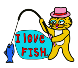 I'm a tiger stuffed.English1 sticker #5864640