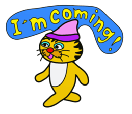 I'm a tiger stuffed.English1 sticker #5864641