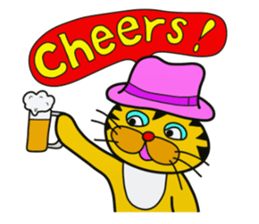 I'm a tiger stuffed.English1 sticker #5864642