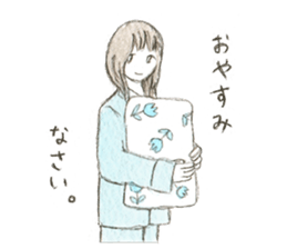 Flowers & girls sticker #5864779