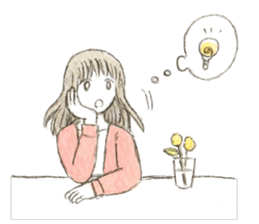 Flowers & girls sticker #5864801