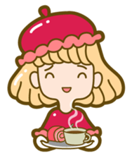 Raspberry Macaron Ray sticker #5864812