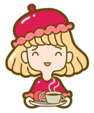 Raspberry Macaron Ray sticker #5864812