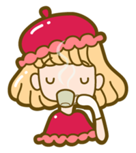 Raspberry Macaron Ray sticker #5864813
