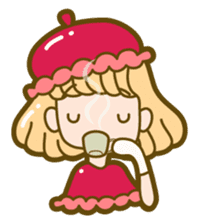Raspberry Macaron Ray sticker #5864813