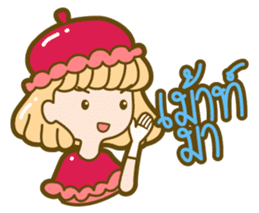 Raspberry Macaron Ray sticker #5864817