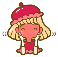 Raspberry Macaron Ray sticker #5864820