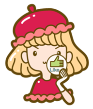 Raspberry Macaron Ray sticker #5864822