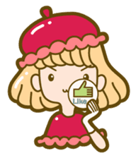 Raspberry Macaron Ray sticker #5864822