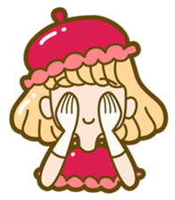 Raspberry Macaron Ray sticker #5864824