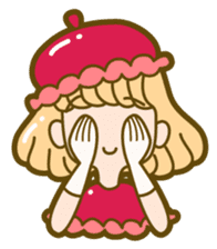 Raspberry Macaron Ray sticker #5864824