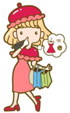 Raspberry Macaron Ray sticker #5864829