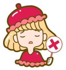 Raspberry Macaron Ray sticker #5864831