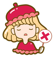 Raspberry Macaron Ray sticker #5864831