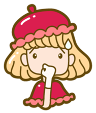 Raspberry Macaron Ray sticker #5864833