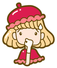 Raspberry Macaron Ray sticker #5864833