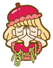 Raspberry Macaron Ray sticker #5864837