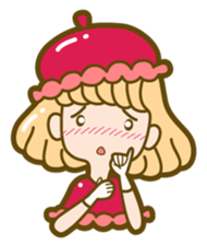 Raspberry Macaron Ray sticker #5864841