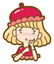 Raspberry Macaron Ray sticker #5864841