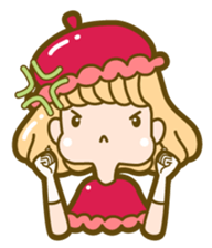 Raspberry Macaron Ray sticker #5864842