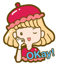 Raspberry Macaron Ray sticker #5864848